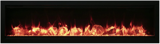 Amantii Symmetry Smart Electric Fireplace - Impressive Climate Control