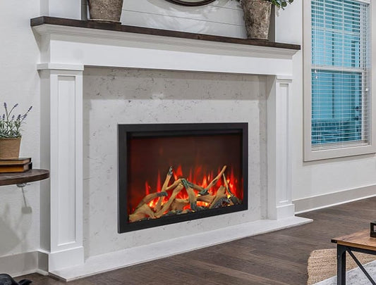 Amantii TRD - 44 Bespoke Electric Fireplace Insert - Impressive Climate Control