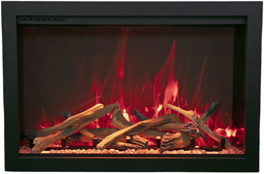 Amantii TRD Smart Electric Fireplace - Impressive Climate Control