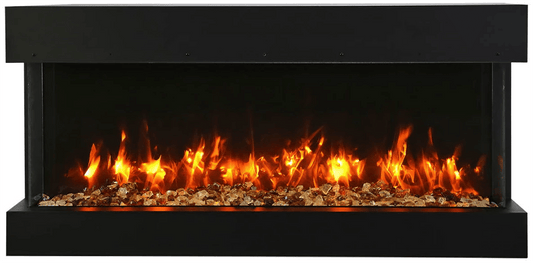 Amantii True View Slim Electric Fireplace (3 - sided) - Impressive Climate Control
