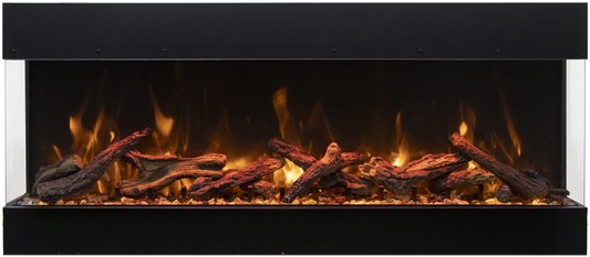 Amantii TruView Bespoke Electric Fireplace (3 - sided) - Impressive Climate Control