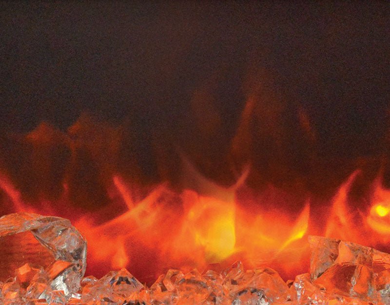 Amantii Wall - Mount Electric Fireplace WM - FM - 72 - 8123 - BG - Impressive Climate Control