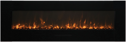 Amantii WM - FM - BG wall mount Electric Fireplace - Impressive Climate Control