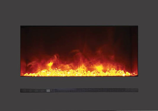 Amantii WM - FML - 26 - 3223 - STL Linear Electric Fireplace - Impressive Climate Control