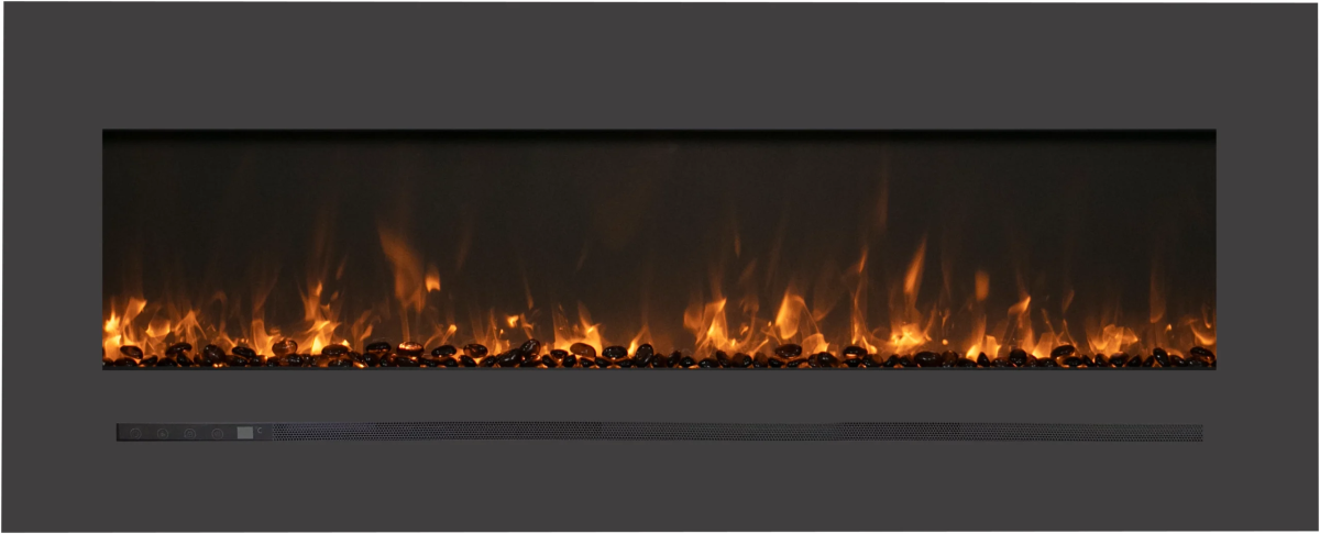 Amantii WM - FML - STL Linear Electric Fireplace - Impressive Climate Control