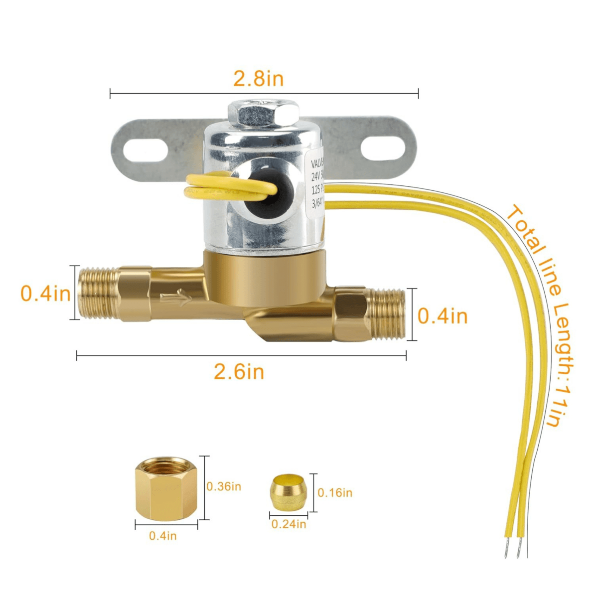 Aprilaire 4040 Solenoid Valve 24 Volt - Impressive Climate Control