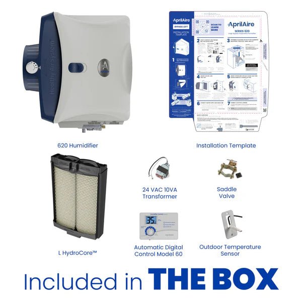 AprilAire 620A Whole - House Evaporative Humidifier (Automatic) - 18 Gallons - Impressive Climate Control