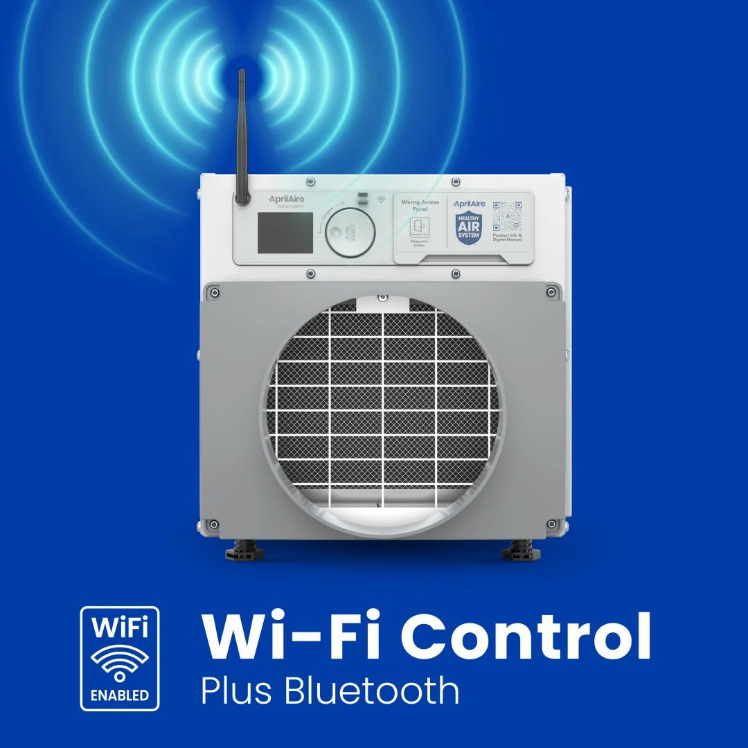 AprilAire E070W Whole-Home Wi-Fi Dehumidifier (70 Pints) - Impressive Climate Control