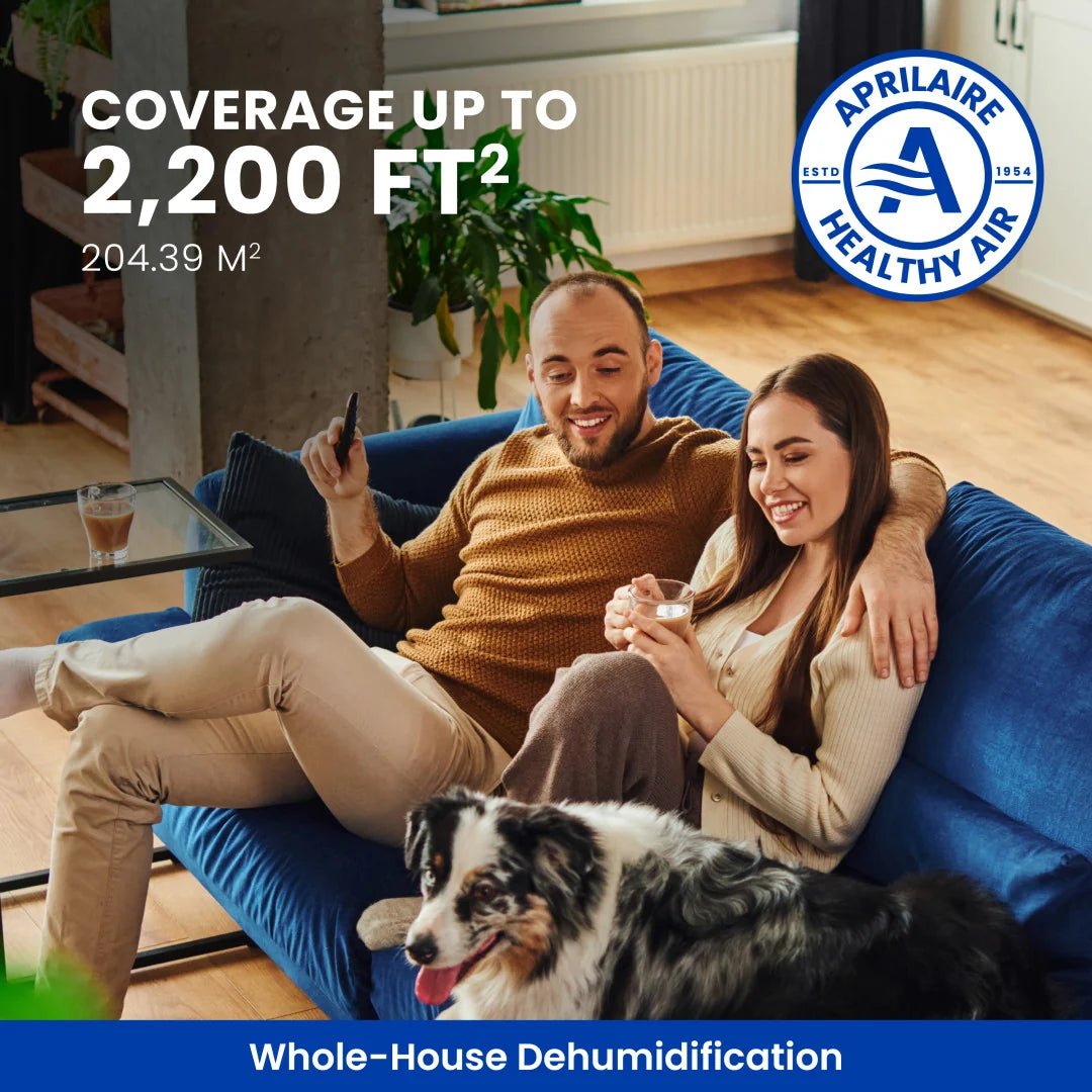 AprilAire E070W Whole-Home Wi-Fi Dehumidifier (70 Pints) - Impressive Climate Control
