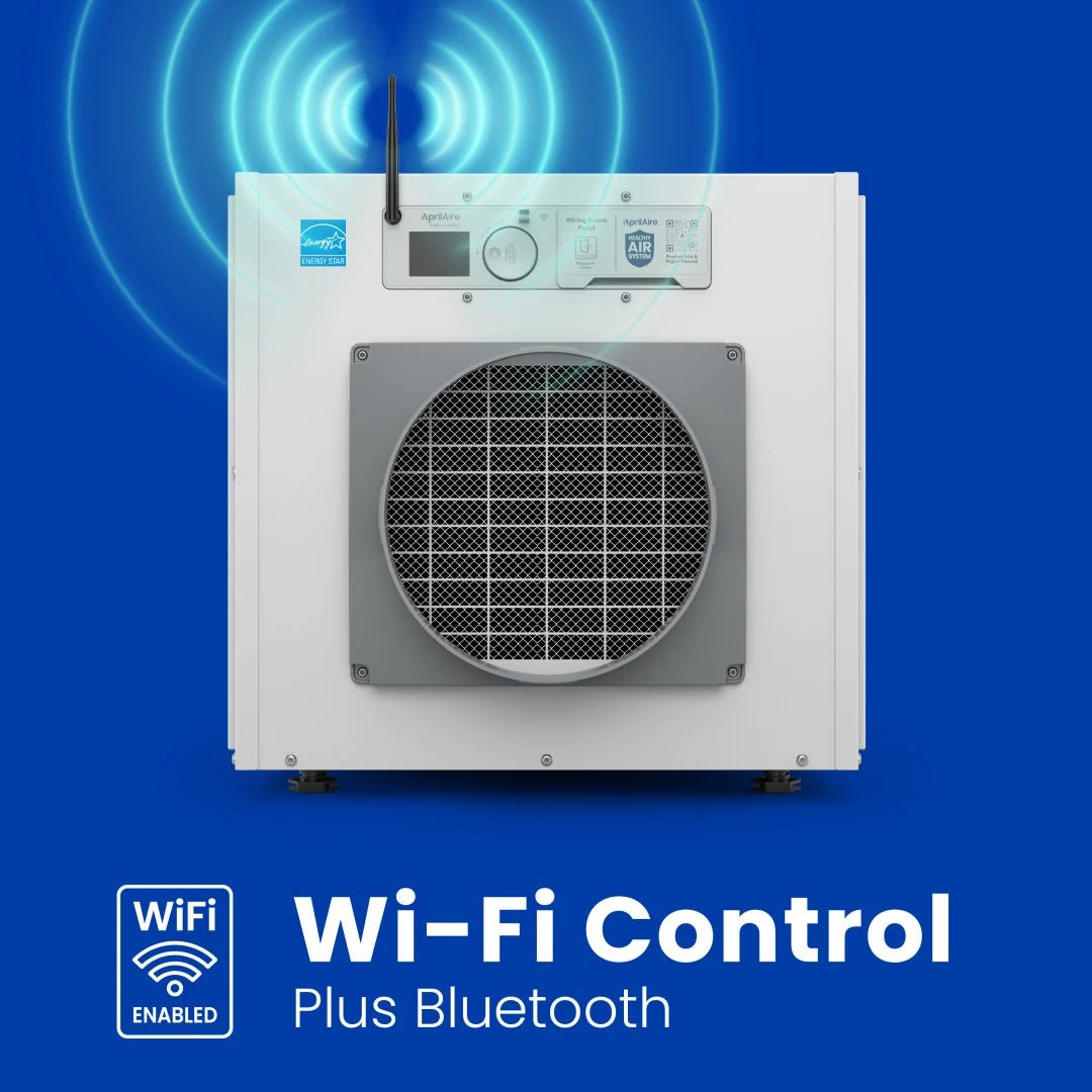 AprilAire E130W Whole-Home Wi-Fi Dehumidifier (130 Pints) - Impressive Climate Control