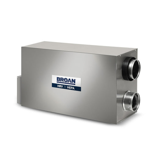 Broan HRV 7.1 Heat Recovery Ventilator (HRV) - 104 CFM - Impressive Climate Control