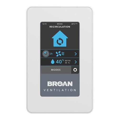 Broan VTTOUCHW Advanced Touchscreen Control - Impressive Climate Control