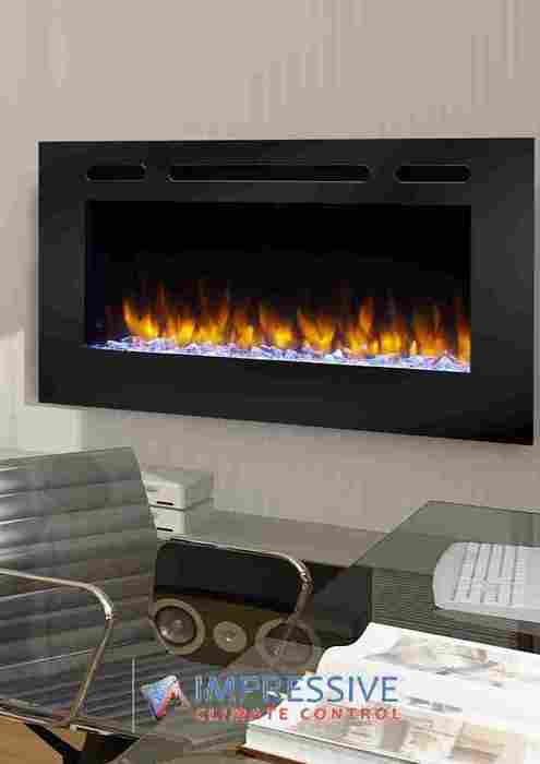 Electric Fireplace SimpliFire Allusion 40" - Impressive Climate Control