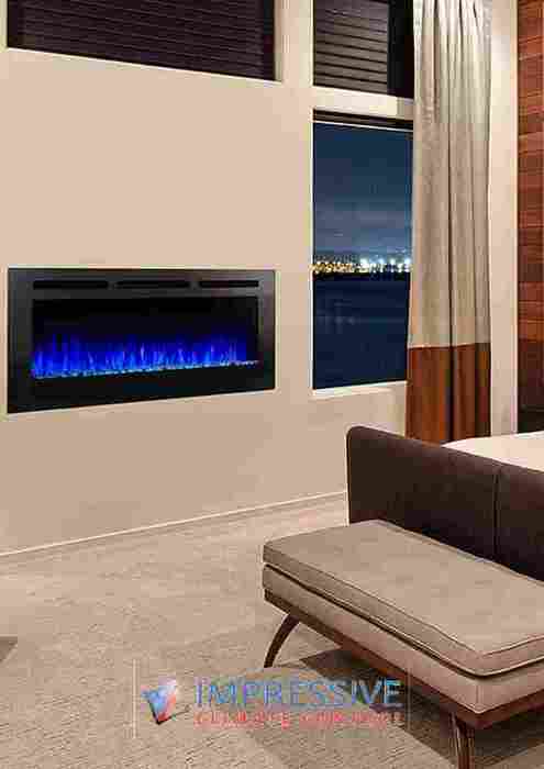 Electric Fireplace SimpliFire Allusion 48" - Impressive Climate Control