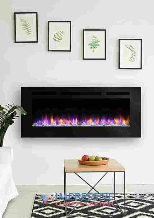 Electric Fireplace SimpliFire Allusion 60" - Impressive Climate Control