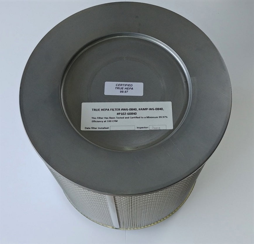 Electro - Air W6 - 0840 Filter Cylinder - True HEPA - Impressive Climate Control
