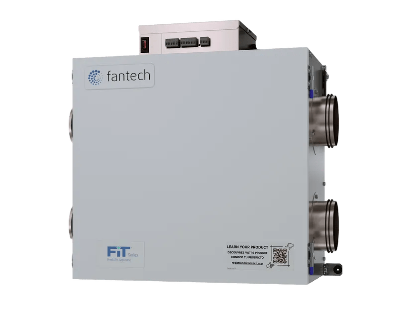 Fantech FIT Series FIT 120E Energy Recovery Ventilator (ERV) - Impressive Climate Control