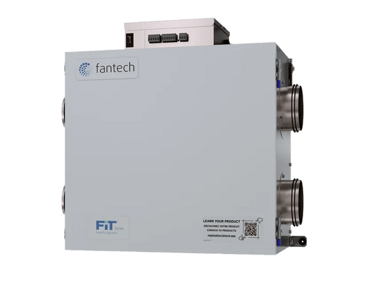 Fantech FIT Series FIT 120E Energy Recovery Ventilator (ERV) - Impressive Climate Control