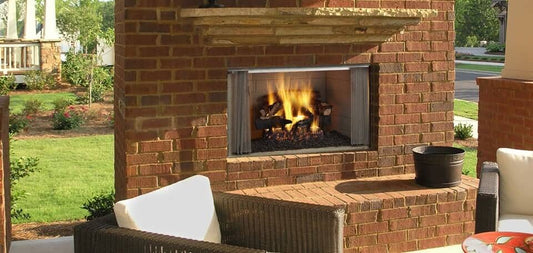 Fortress 36 Indoor/Outdoor See - Through Fireplace - Impressive Climate Control