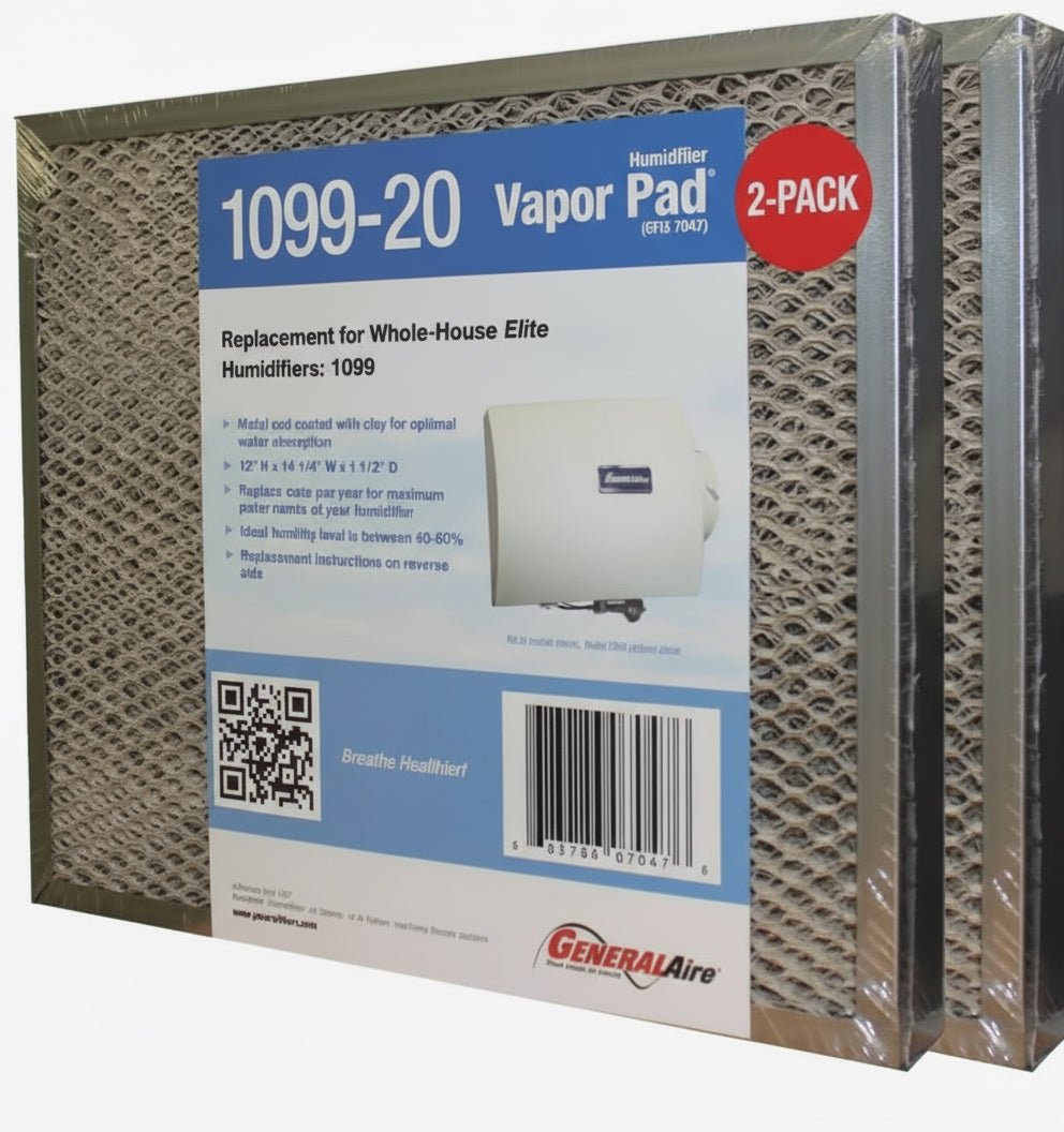 GeneralAire 1099 - 20 Aluminum Evaporator Pad (2 - PACK) - Impressive Climate Control