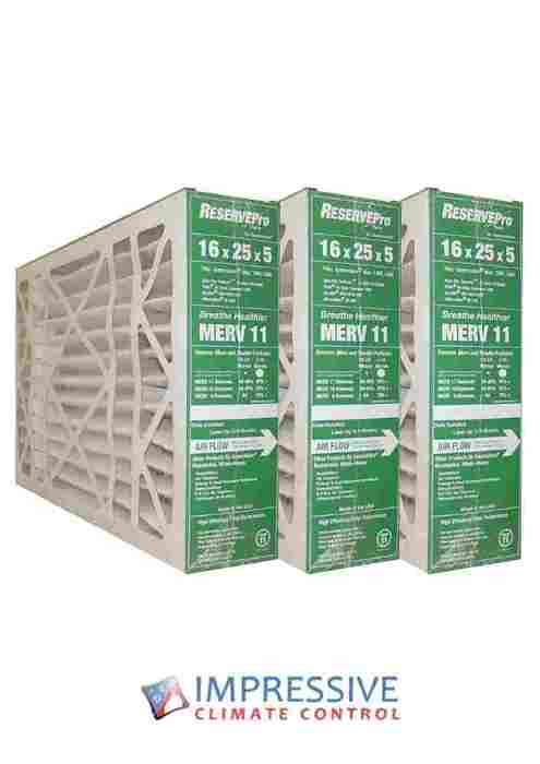 GeneralAire 4541 ReversePro 16″x25"x5″ MERV11 (3 - PACK) - Impressive Climate Control