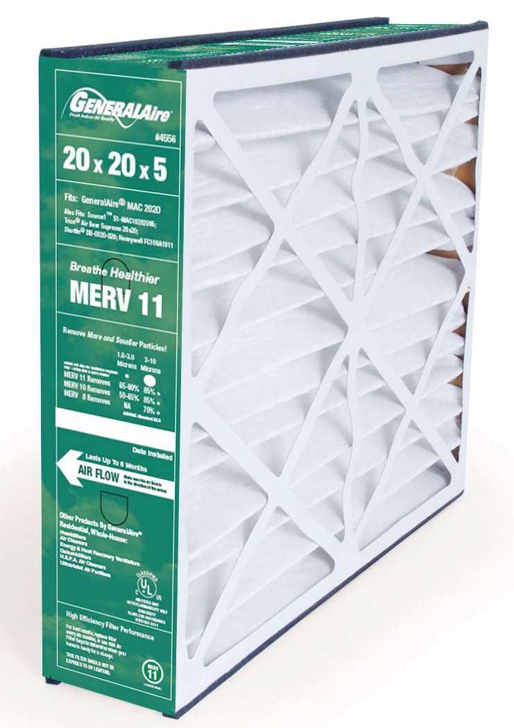 GeneralAire GF - 4556 Media Filters 20″ x 20″ X 5″, MERV11(3 - PACK) - Impressive Climate Control