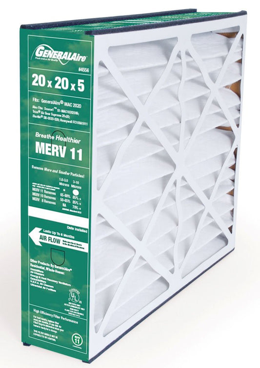 GeneralAire GF - 4556 Media Filters 20″ x 20″ X 5″, MERV11(3 - PACK) - Impressive Climate Control