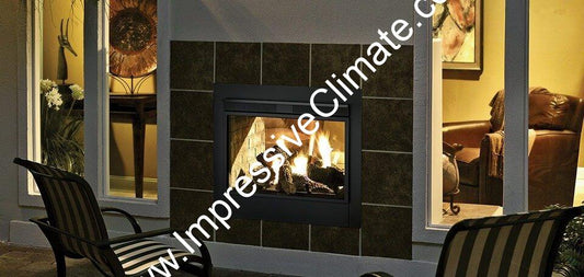 HHT TWILIGHT - IFT Twilight 36" Indoor/Outdoor Fireplace - Impressive Climate Control