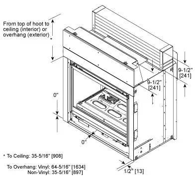 HHT TWILIGHT - MD - IFT Twilight II Modern See - Through Indoor/Outdoor Fireplace - Impressive Climate Control