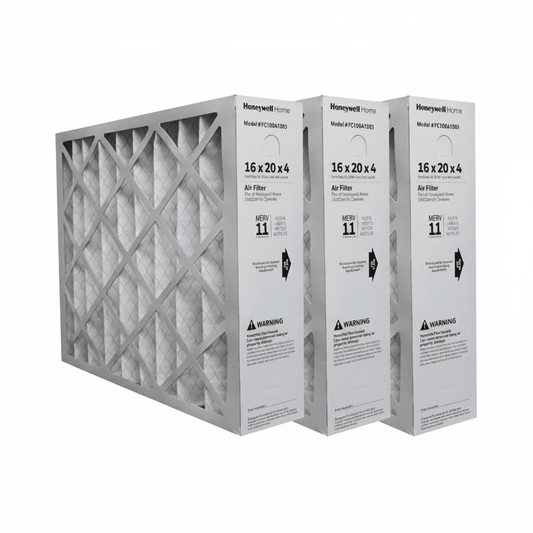 Honeywell FC100A1003 Air Filter 16" x 20" x 4" MERV 11 (3-PACK) - Impressive Climate Control