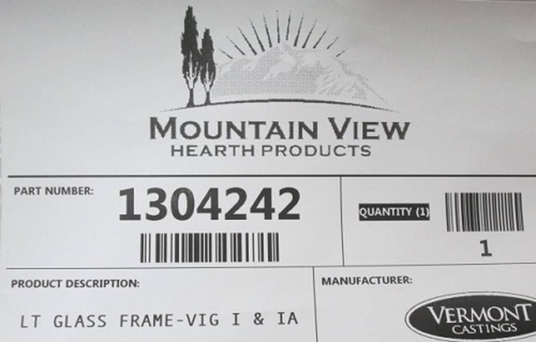 Left Glass Frame 1304242A - Impressive Climate Control