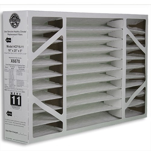 Lennox HCF16 - 11 (X6670) Media Filter 16″ X 25″ X 5″ MERV11 (5 - PACK) - Impressive Climate Control