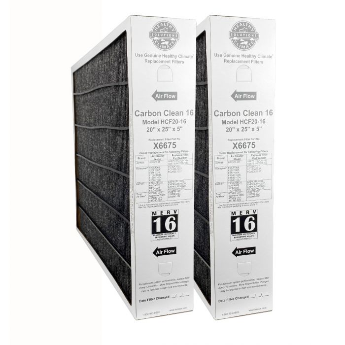 Lennox X6675 Media Filter MERV - 16 (2 - PACK) - 20″ X 25″ X 5″ - Impressive Climate Control