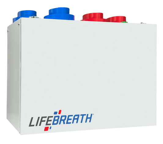 Lifebreath 180 ERVD Energy Recovery Ventilator (ERV) - 172 CFM - Impressive Climate Control