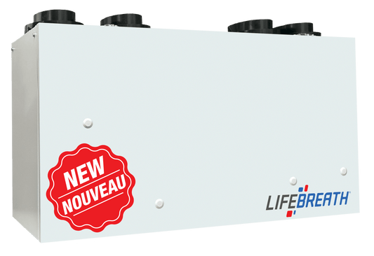 Lifebreath RNC 205 - PLUS Heat Recovery Ventilator (HRV) - Impressive Climate Control