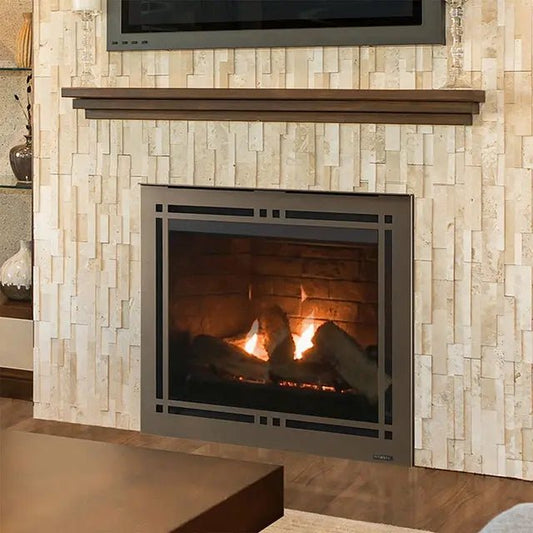 Majestic Meridian 36 | Top/Rear Direct Vent Gas Fireplace - Impressive Climate Control