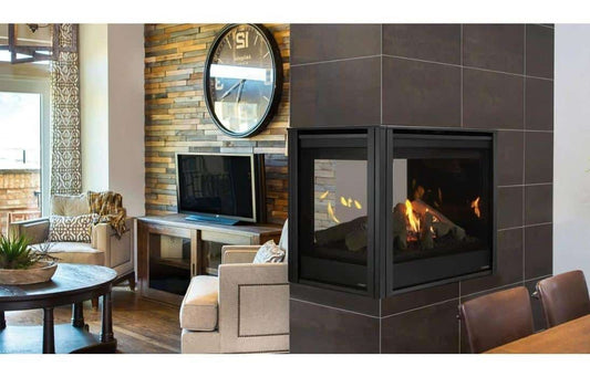 Majestic Pearl II Peninsula 36 | Multi - Sided Gas Fireplace - Impressive Climate Control