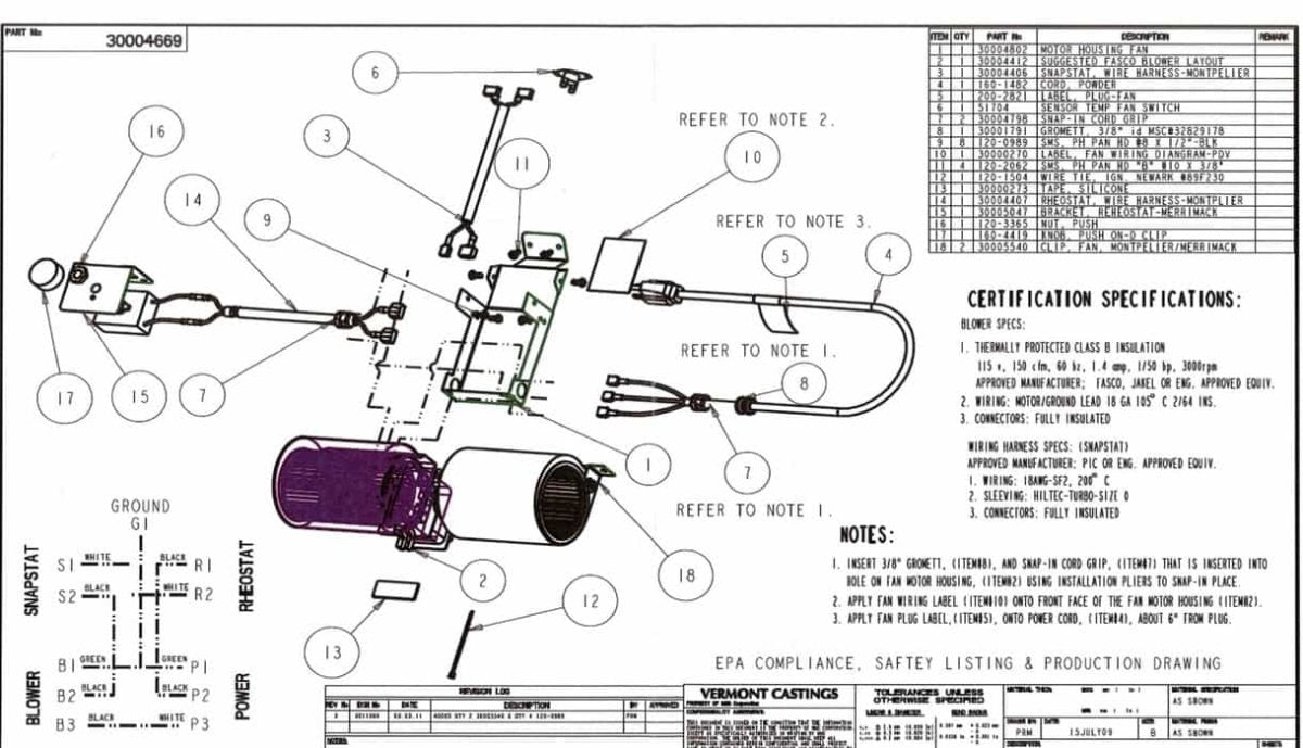 Merrimack Fan Kit Assembly 30004669 - Impressive Climate Control