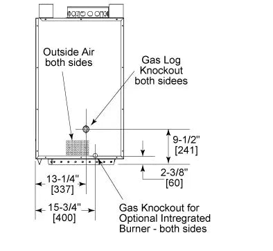 Montana 36 Outdoor Wood Fireplace - Impressive Climate Control