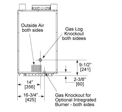 Montana 42 Outdoor Wood Fireplace - Impressive Climate Control