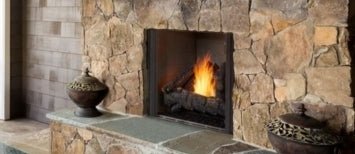 Outdoor Courtyard 42 Gas Fireplace - Impressive Climate Control