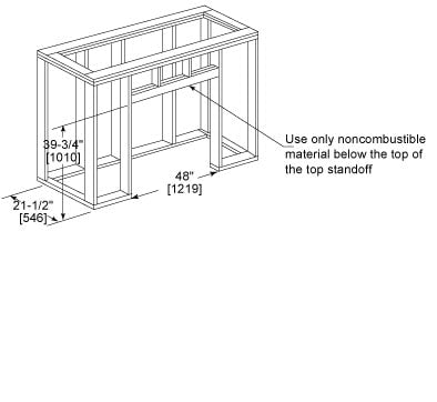 Outdoor Villa 42 Gas Fireplace - Impressive Climate Control