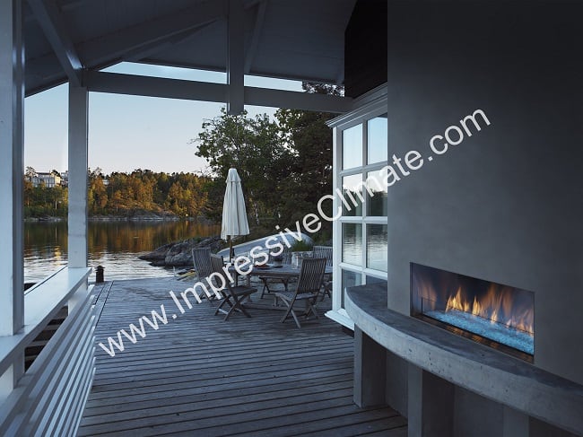 Palazzo Gas Fireplace - Impressive Climate Control