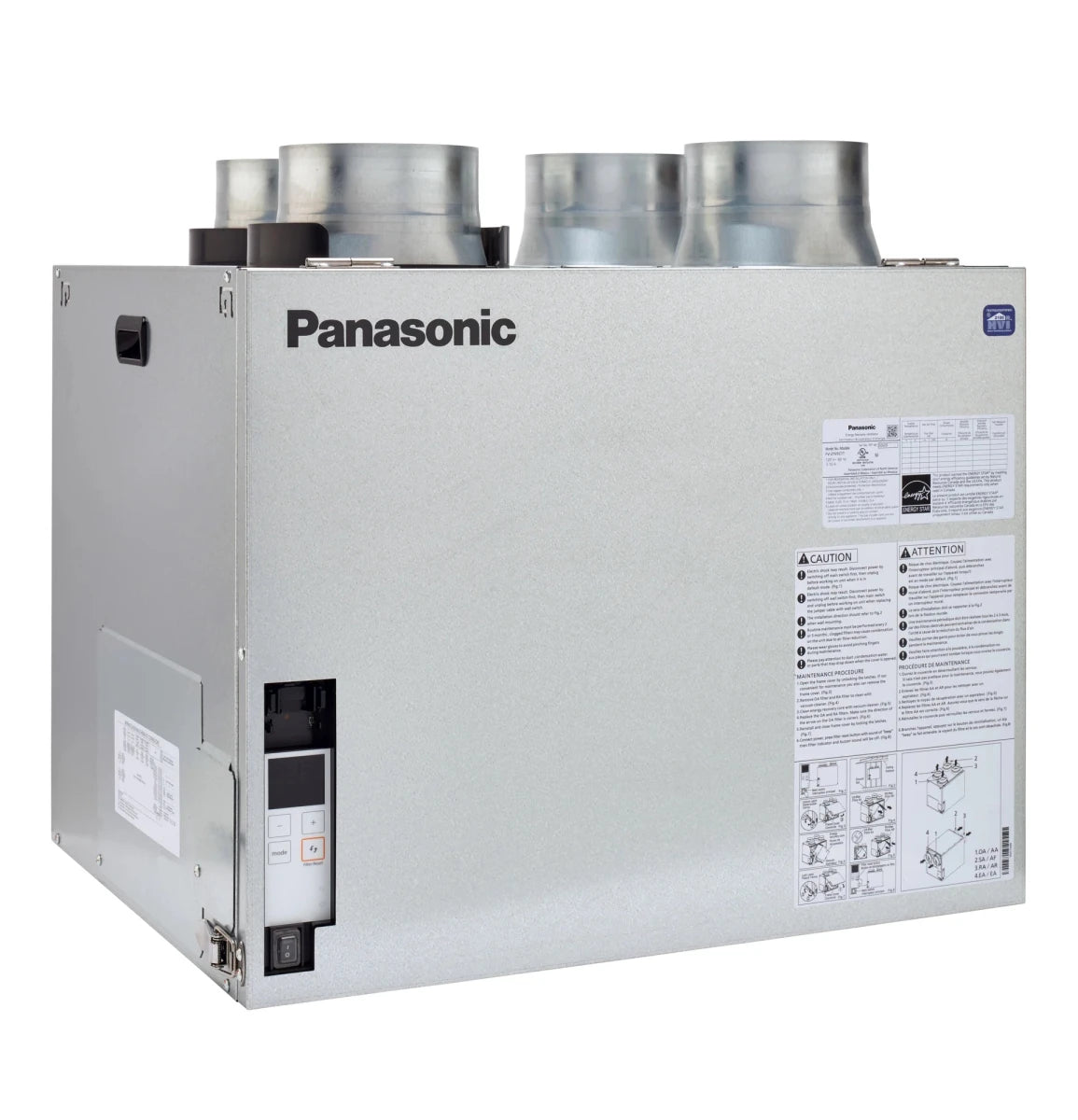 Panasonic BalancedHome® 210 Elite Plus (ERV) - 210 CFM - Impressive Climate Control