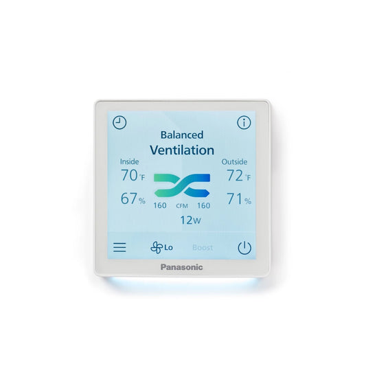 Panasonic BalancedHome™ ERV Wall Control FV-SWLV1060 - Impressive Climate Control