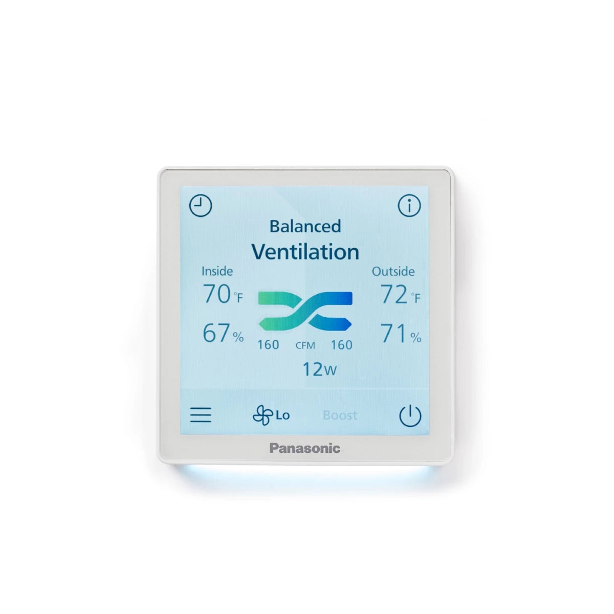 Panasonic Intelli-Balance® & BalancedHome® ERV Wall Control FV-SCVE2 - Impressive Climate Control