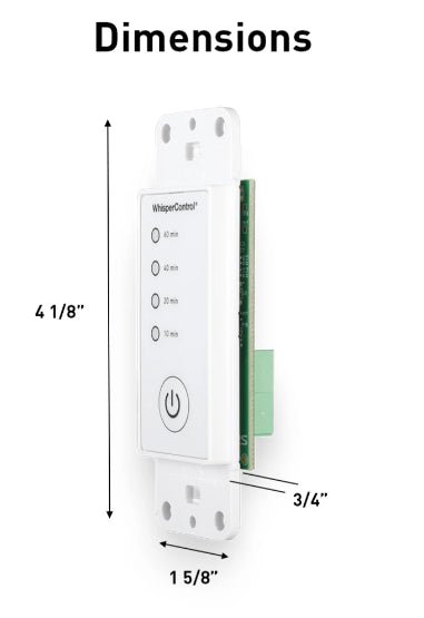 Panasonic WhisperControl™ Low Voltage Timer FV-SC16VEC1 - Impressive Climate Control