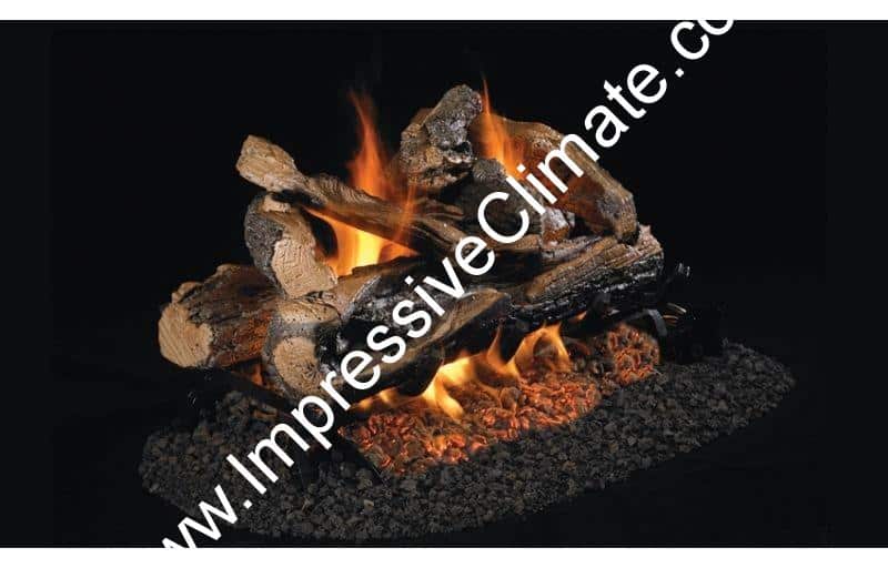 Peterson Real Fyre Rugged See - Thru Logs - Impressive Climate Control