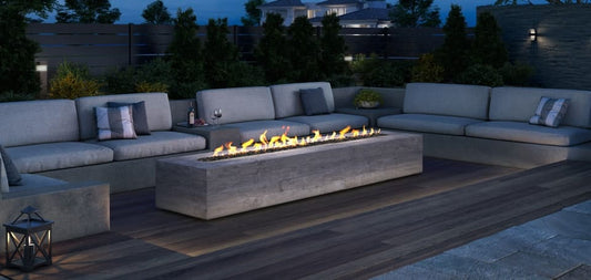 Plaza Outdoor Gas Fire Pit - Impressive Climate Control