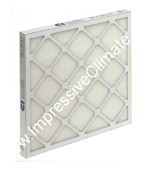 Pleated Air Filter 25 x 16 x 2 MERV15 101355 - 01 (2 - PACK) - Impressive Climate Control